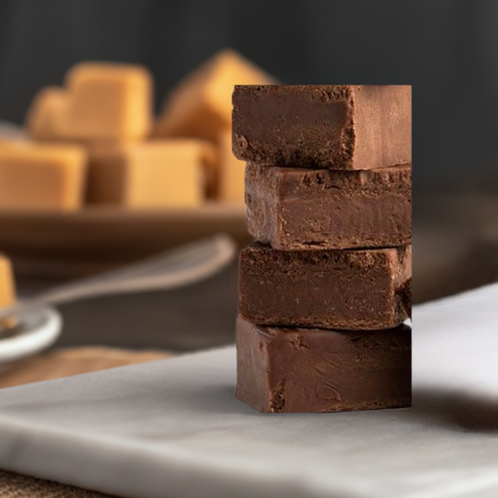 4 Slices of Fudge (approx weight 1 full pound) ⭐️Special per Pound Pricing (BEST DEAL) ⭐️** Please add to cart up to 4 flavors one by one to complete your order. Thank you**